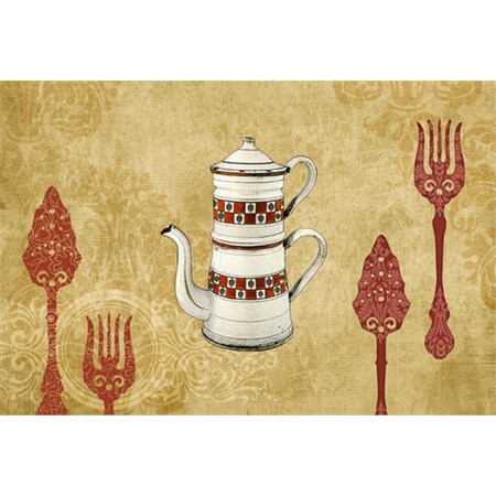 Carolines Treasures Teapot Welcome Fabric Placemat SB3088PLMT